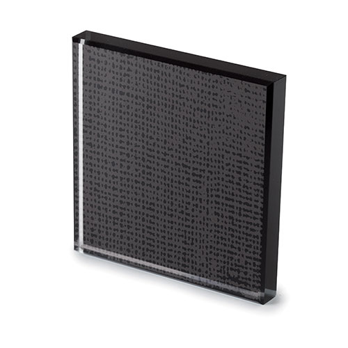 Net glass laccato nero