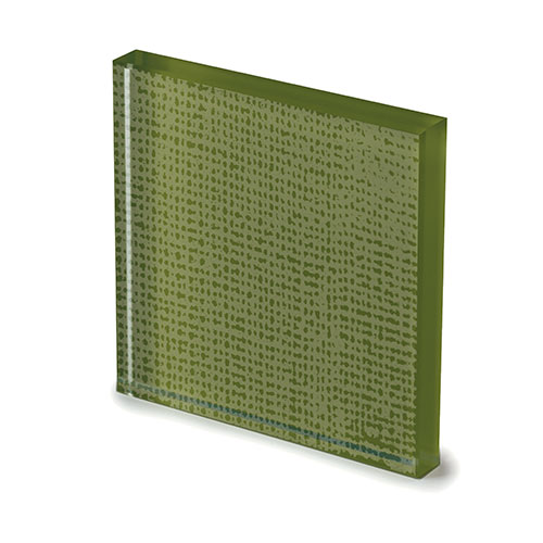 Net glass laccato color muschio